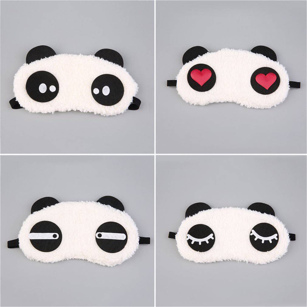 ผ้าปิดตา ลายการ์ตูนหมีแพนด้า น่ารัก พร้อมส่ง #B-0022