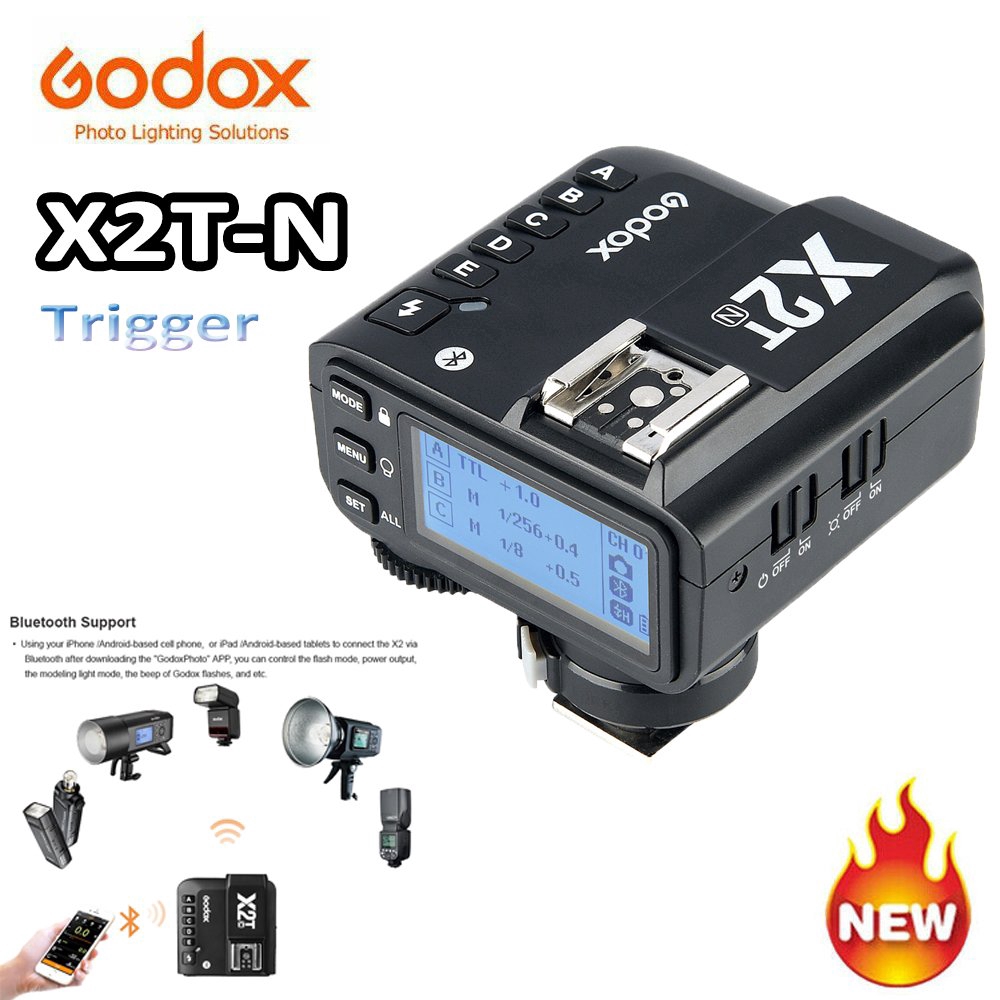 Godox X 2 T N Ttl 2 4 G แฟลชทร กเกอร ไร สายส าหร บกล อง Nikon Shopee Thailand