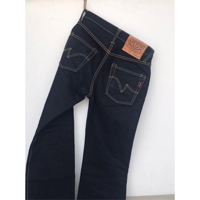 IRON HEART JEANS IH 666Sii 18oz size 28 INDIGO X INDIGO