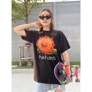 เสื้อยืดผ้าฝ้ายพิมพ์ลายขายดี PINK FLOYD 02 - UNISEX เสื้อยืดผ้าฟอก เสื้อวง เสื้อทัวร์ วงร็อค