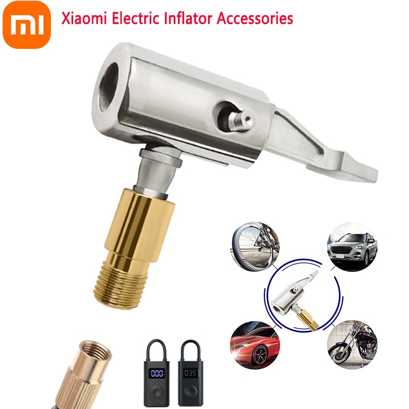 เปลี่ยน Xiaomi แบบพกพาปั๊มพองสําหรับรถยนต์ยาง Air Chuck คอมเพรสเซอร์ยาง Inflator ยาง Chuck พร้อม Barb Connector สําหรับซ่อมท่อ