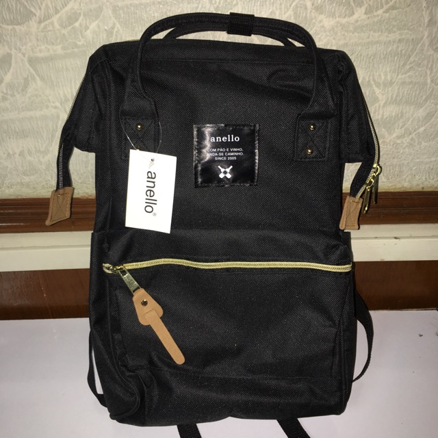 กระเป๋า Anello Mini backpack สีดำ