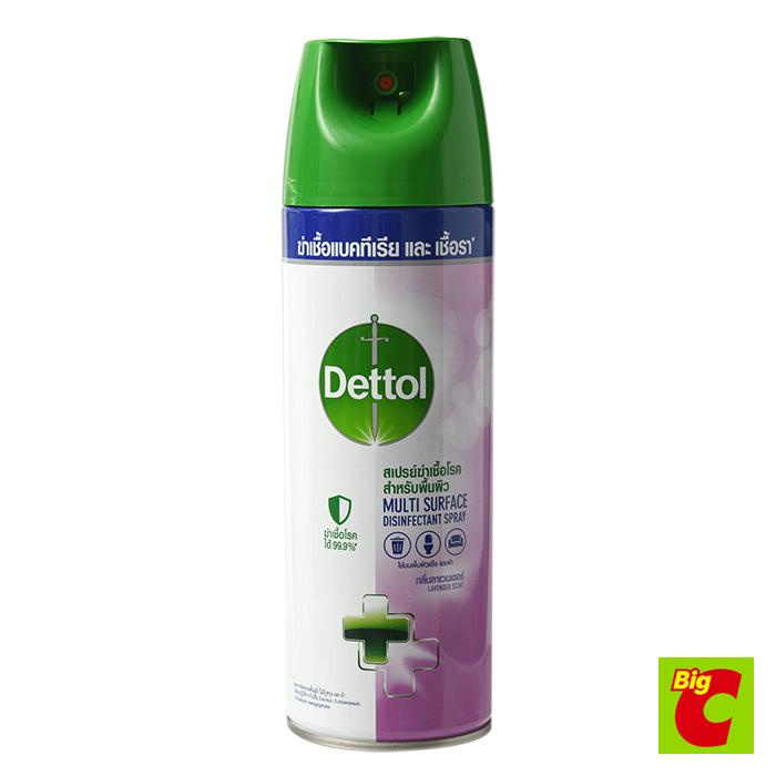 เดทตอล Spray อิสอินเฟคแทนท์ 450สเปรย์ กลิ่นลาเวนเดอร์มล.Dettol IsInfectant Lavender450 ml.