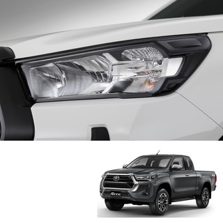 คิ้วไฟหน้า ฮาโลเจน สำหรับ Toyota Hilux Revo Prerunner ปี 2021-2022