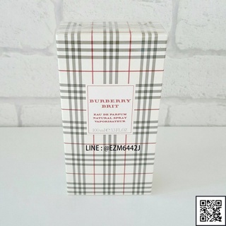 [ส่งฟรีไม่ใช้โค้ด] น้ำหอมแท้ BURBERRY BRIT FOR WOMEN EAU DE PARFUM SPRAY 100 ML ของใหม่ กล่องขายซีล