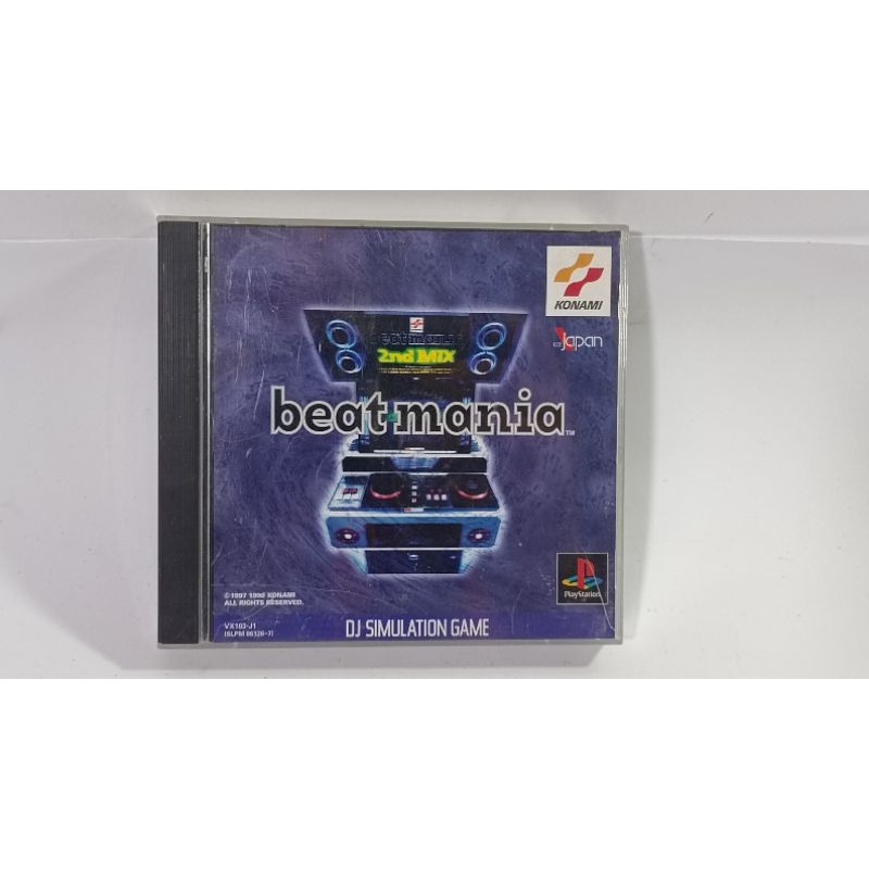 แผ่นแท้ Ps1 Beatmania 2nd  mix SIPM 86126-7