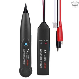 BSIDE Telephone Line Detector Line Finder Network Cable Tester RJ11 Tester Continuity Test FWT21 Wire Tracker Cable Tracker Tone Generator Wires Trace Diagnose the Break Point with Carrying Bag MS6812