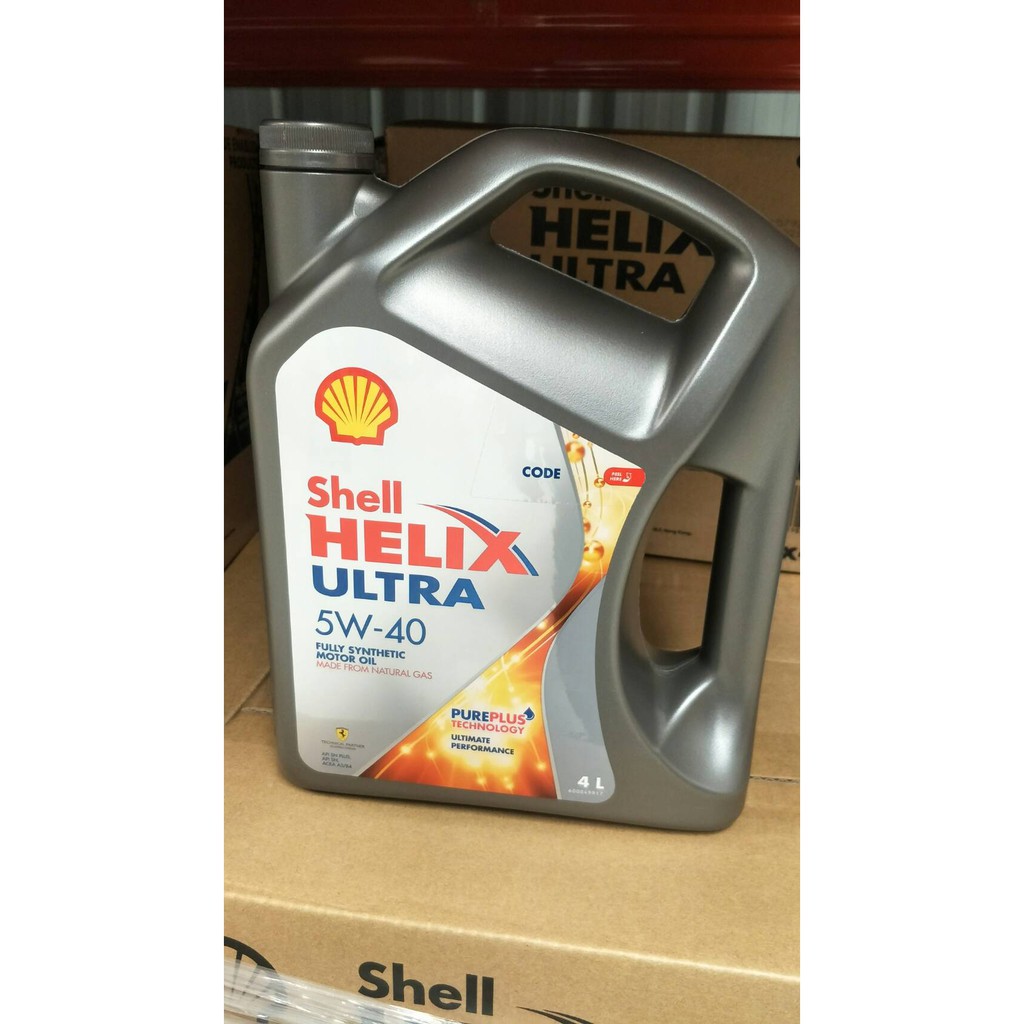 ⚡️TOP Grade⚡️ Shell HELIX ULTRA 5W-40 4ลิตร เบนซิน สังเคราะห์แท้ รุ่นอัลตร้า