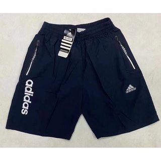 กางเกงขาสั้น กางเกงออกกำลังกายผ้าร่มหรือลำลอง (พร้อมส่ง) ระบายอากาศดีมาก สกรีนลายสองข้าง เอวยางยืด มี3สี M-3XL