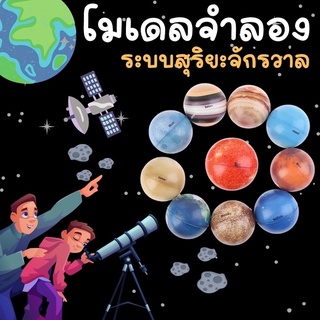 [พร้อมส่งจากไทย] โมเดลจำลองระบบสุริยะจักรวาล Solar System #ลูกบอล #ของเล่น #toys #โมเดลระบบสุริยะ #โมเดล