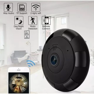 ใหม่อัพเกรด HD2.0MP Full View WIFI 360 องศา Two WAY Audio Panoramic 1080P Fisheye กล้องสมาร์ทไร้สาย V380S