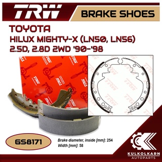 ก้ามเบรคหลัง TRW สำหรับ HILUX MIGHTY-X (LN50, LN56) 2.5D, 2.8D 2WD 90-98 (GS8171)