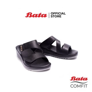 Bata บาจา รองเท้าเพื่อสุขภาพ นิ่มและเบา พื้นหนา สูง 1 นิ้ว สำหรับผู้หญิง รุ่น Sunny สีดำ 6616785