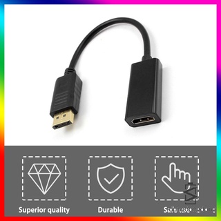 อะแดปเตอร์แปลงสายเคเบิ้ล DP เป็น HDMI สําหรับทุกอุปกรณ์