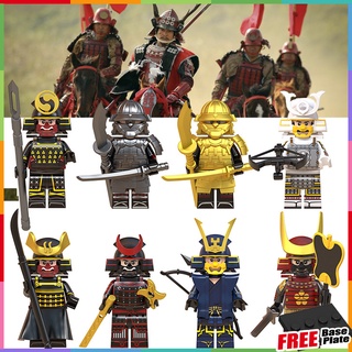 Warrior Minifigures อุปกรณ์ซามูไรญี่ปุ่นโบราณ Knight ของเล่นของขวัญ Minifigures WM6090 toys gifts