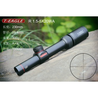 กล้อง กันน้ำ กันกระแทก T-EAGLE SR1.5-5X20 SCOPE