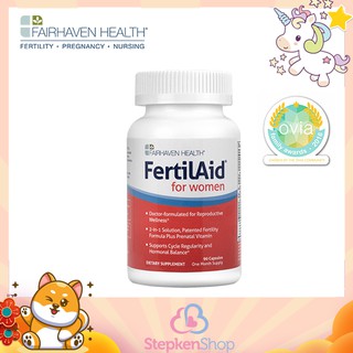 ของแท้ พร้อมส่ง!!!FertilAid for Women: Natural Fertility Vitamin with Vitex, Support Cycle Regularity and Ovulation