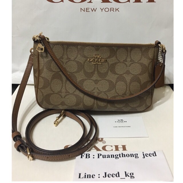 Used Coach crossbody pouch ของแท้100%