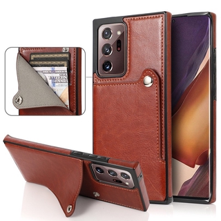 เคสโทรศัพท์หนังฝาพับพร้อมช่องใส่บัตรสําหรับ Samsung Galaxy Note 20 Ultra S20 Ultra S20 Plus S20 + A51 A71 S10 Lite Note 10 Plus