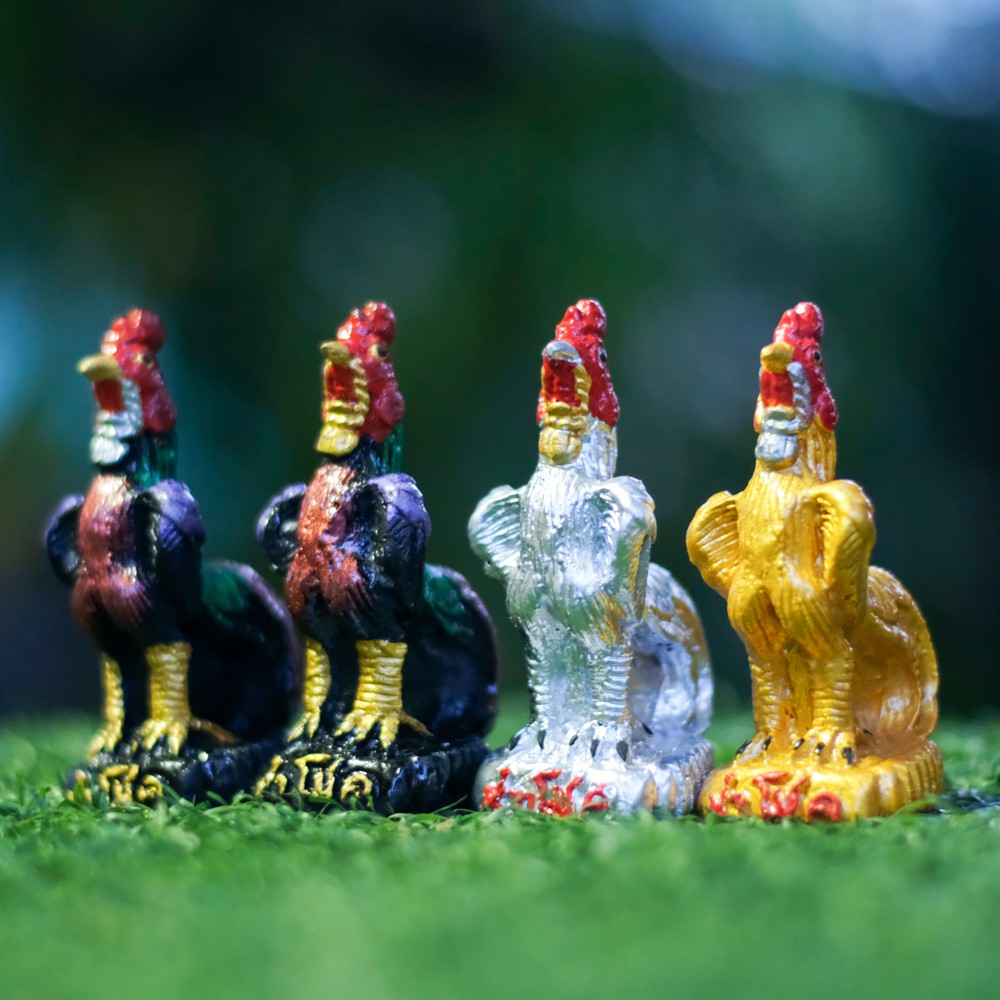 🐓ไก่แก้บน3นิ้วครึ่งและ5นิ้วครึ่ง ไก่ปูนปั้น ไก่มงคล ไก่ขอพร ถวาย แก้บนตาไข(ไอ้ไข่) วัดเจดีย์ - รูปที่ 4