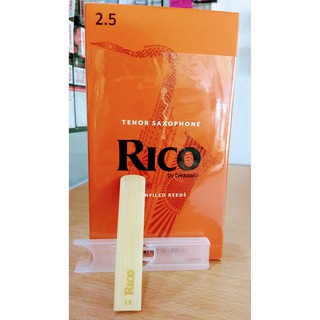 ลิ้นแซกโซโฟน เทเนอร์ (Tenor Sax. Reeds) เบอร์ 2.5 RICO (ราคา/อัน)