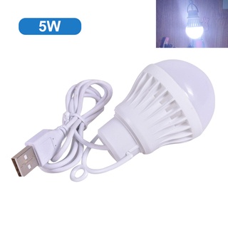 Super Birght โคมไฟตั้งโต๊ะ LED 5W 5V ชาร์จ USB แบบพกพา สําหรับอ่านหนังสือ ตั้งแคมป์ อ่านหนังสือ นักเรียน