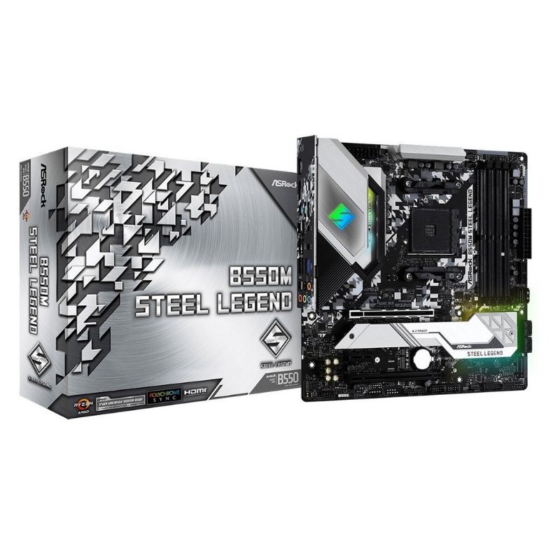 MAINBOARD​ AM4​ ASROCK​ B550M​ STEEL​ LEGEND​