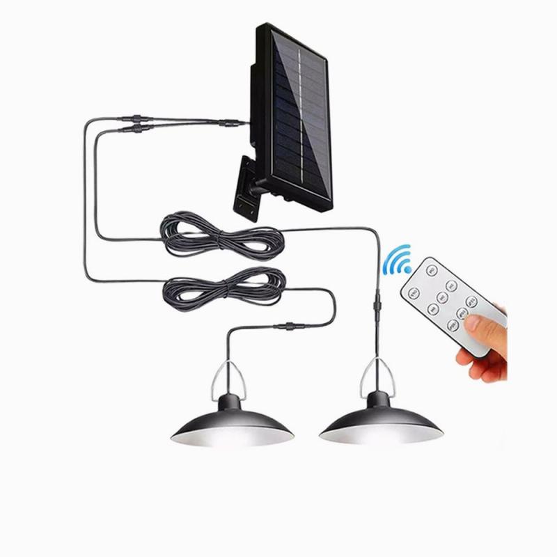 Split Solar Lamp Light Remote Led Lights With Extension Outdoor