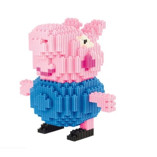 เลโก้เปเปอร์พิก  เลโก้ตัวต่อการ์ตูนหมูน้อย Peppa Pig ของเล่น ของสะสม สินค้าพร้อมส่ง