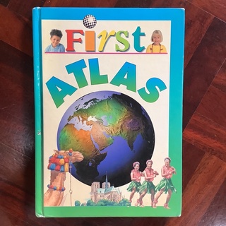 First Atlas หนังสือความรู้ด้านภูมิศาสตร์สำหรับเด็ก