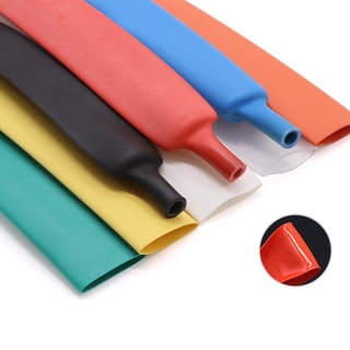 1/3/5Meter Φ30mm 3:1 Adhesive Lined  Heat Shrink Tube  Wire Wrap Waterproof Kit Cable PE  Sleeve Dual Wall With Thick Glue ท่อหดความร้อน หุ้มสายไฟ PE พร้อมกาวหนา กันน้ํา