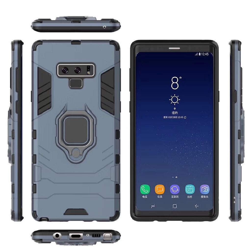 เคสโทรศัพท์ วัสดุ PC + TPU พร้อมแหวนขาตั้ง สำหรับ Samsung Galaxy Note 9