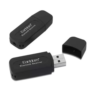 EARLDOM M22 ตัวรับสัญญาณ บลูทูธ เป็นหัว USB มีสาย AUX ใช้ได้กับเครื่องเสียง รถยนต์ ลำโพงคอม Bluetooth Receiver