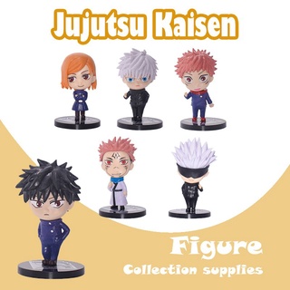 ฟิกเกอร์ PVC อนิเมะมหาเวทย์ผนึกมาร Gojo Satoru Version Kaisen Jujutsu จํานวน 6 ชิ้น