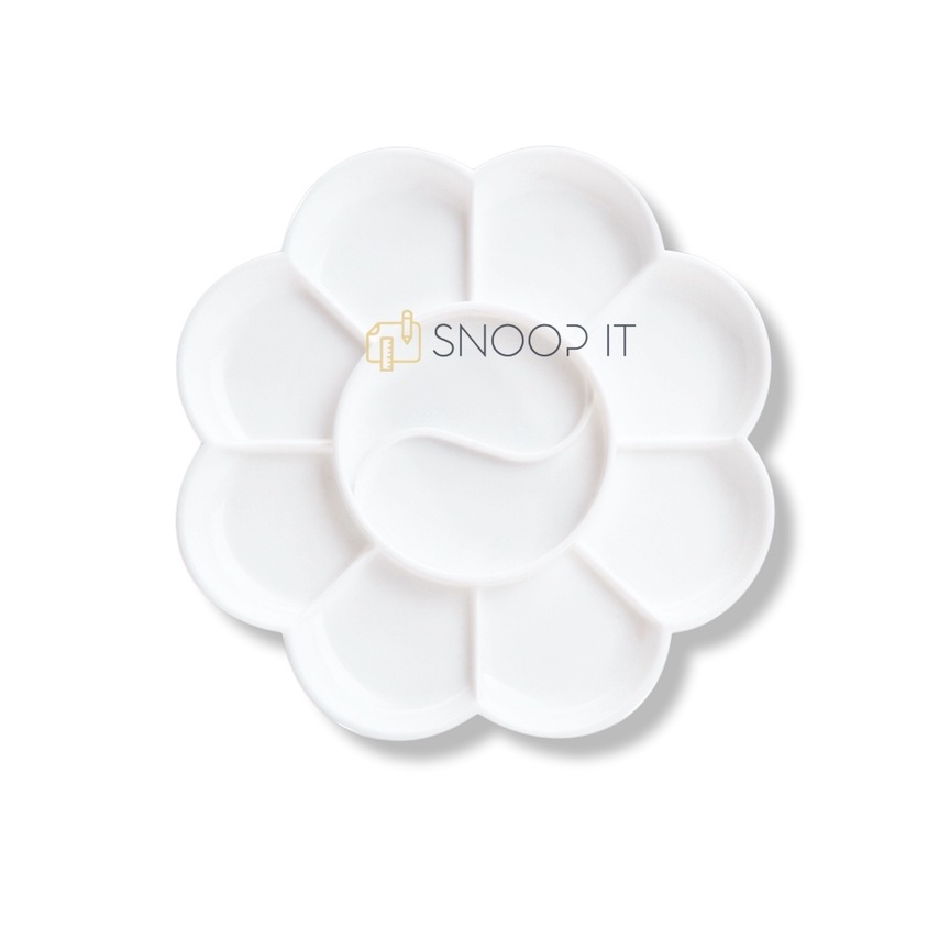 V-Tec VT-RD 135 Plastic Painting Pallet / Vtec Flower Plastic Pallet / Round Painting Pallet – SHSNP