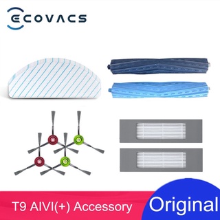 อะไหล่แปรงลูกกลิ้ง ไส้กรอง HEPA Ecovacs T9 อุปกรณ์เสริม สําหรับ Deebot T9 Aivi plus