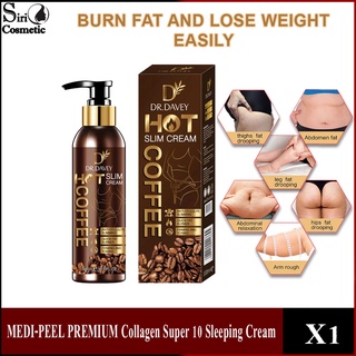 Dr.Davey Hot Slim Cream Coffee 300ml. ครีมลดสัดส่วน