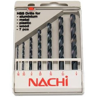 NACHI (นาชิ) NA 0520_I01 ชุดดอกสว่าน I-01(1/16"-1/4"_7ดอก/ชุด)(NA0520_I01)