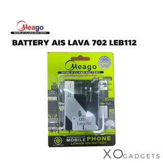 Meago แบตเตอร์รี่ LAVA 702 LEB112 แบต lava702 มี มอก. (รับประกัน 1 ปี )