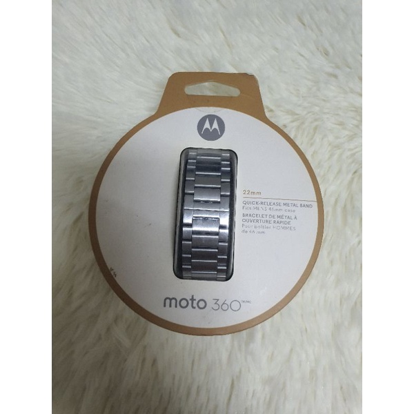 สายนาฬิกา Moto360 ของแท้สีเงิน22mm