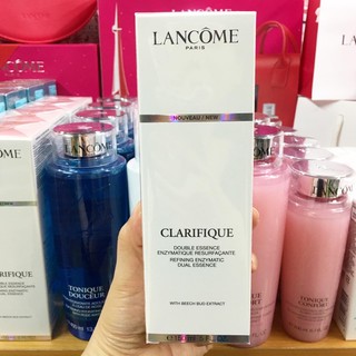 (📍สินค้าเคาเตอร์แท้ 💯%) หน้าสว่างกระจ่างใส เรียบเนียน LANCOME CLARIFIQUE DOUBLE ESSENCE REFINING ENZYMATIC DUAL ESSENCE