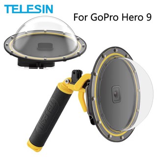 TELESIN 6-inch Dome Port Lens Compatible with GoPro Hero 9 Black