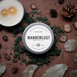 เทียนหอม เทียนไขถั่วเหลือง Wanderlust  - Bergamot, Pine &amp; Tea Tree