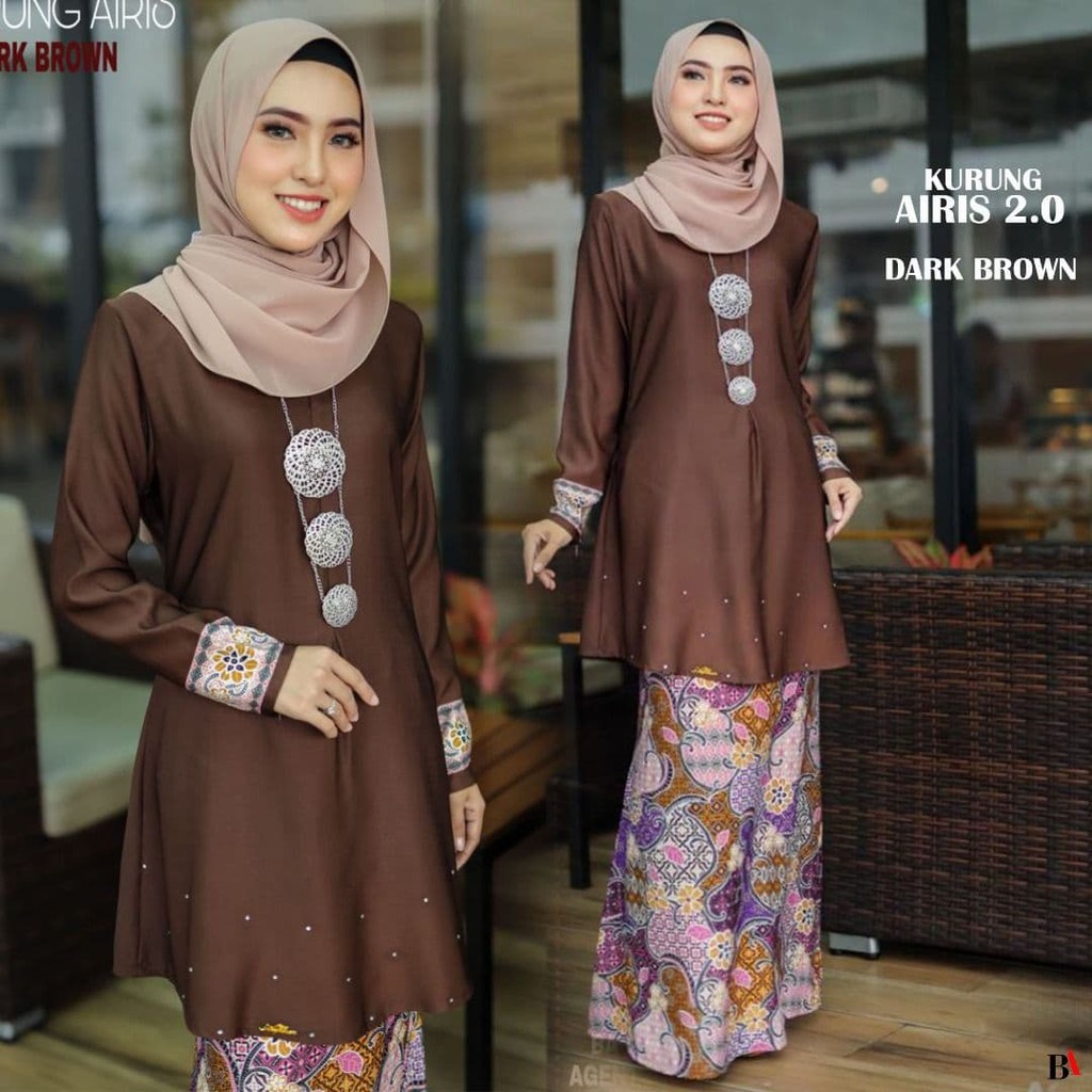 KURUNG MOEN AIRIS 2.0 - WRNA/DARK MEROON/NAVY BLUE / DARK BROWN/ DARK GREY