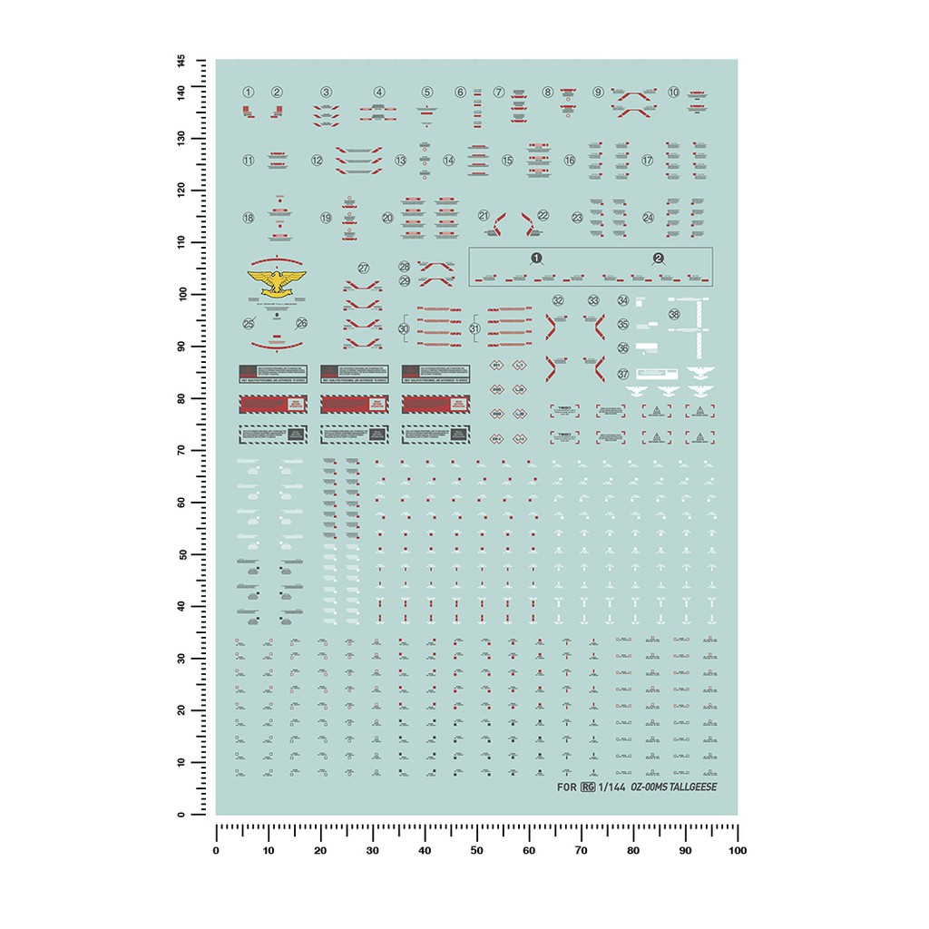 Artisan's Club RG 1/144 Tallgeese Water Decal