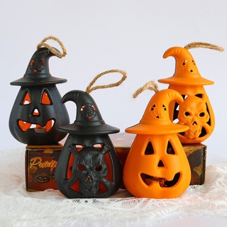 แหล่งขายและราคาLED Halloween Pumpkin Lantern Horror Skeleton light For Home Party Supplies Decorationอาจถูกใจคุณ