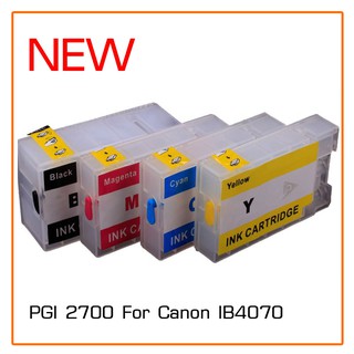 ตลับใสสำหรับ Canon Pixma IB4070/MB5070/MB5370 ตลับเบอร์ PGI 2700XL