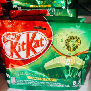 คิทแคทชาเขียว Kitkat Green Tea นำเข้า 17กรัม x 16ชิ้น