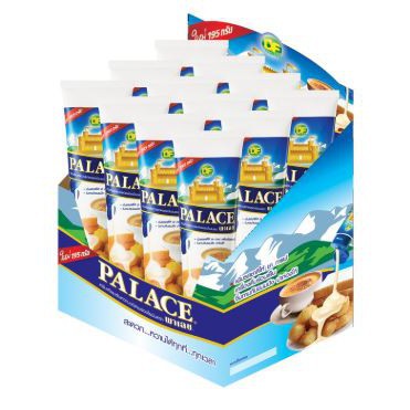 PALACE พาเลซ ครีมเทียม ข้นหวาน ชนิดพร่องไขมัน แบบหลอดบีบ ขนาด 190/195ml/หลอด ยกแพ็ค 12หลอด