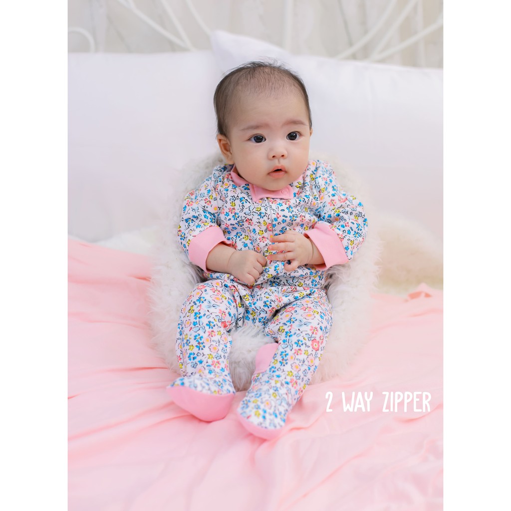 Zuper Mom ชุดหมีเด็กอ่อน ซิป รุ่น 2 WAY ZIPPER บอดี้สูทเด็กอ่อน ชุดเด็กแรกเกิด สำหรับเด็ก 0-24 เดือน no.9004 ราคา ถูกที่สุด ดีลบีเคเค แกลเลอรีภาพที่ 4